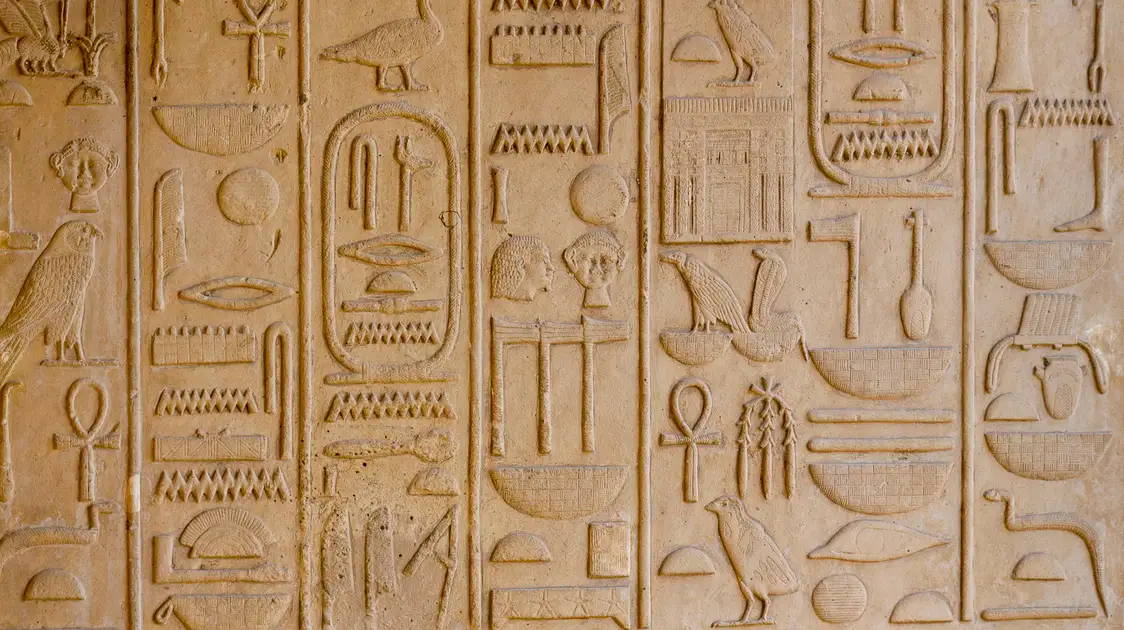 Hieroglyphs & language