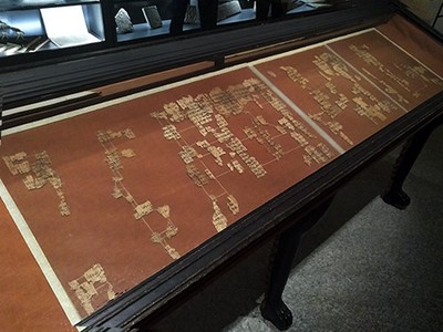 The Royal Canon display at the Museo Egizio in Turin