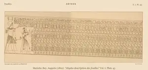 Abydos king list 1869