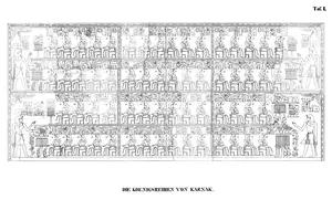Karnak king list 1842