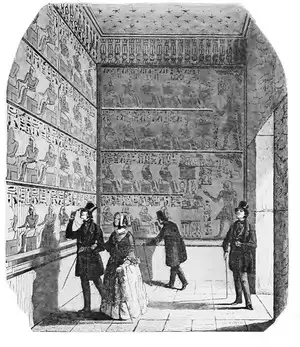 Karnak king list in a newspaper 1846 (3)