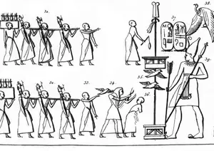 Medinet Habu king list 1802