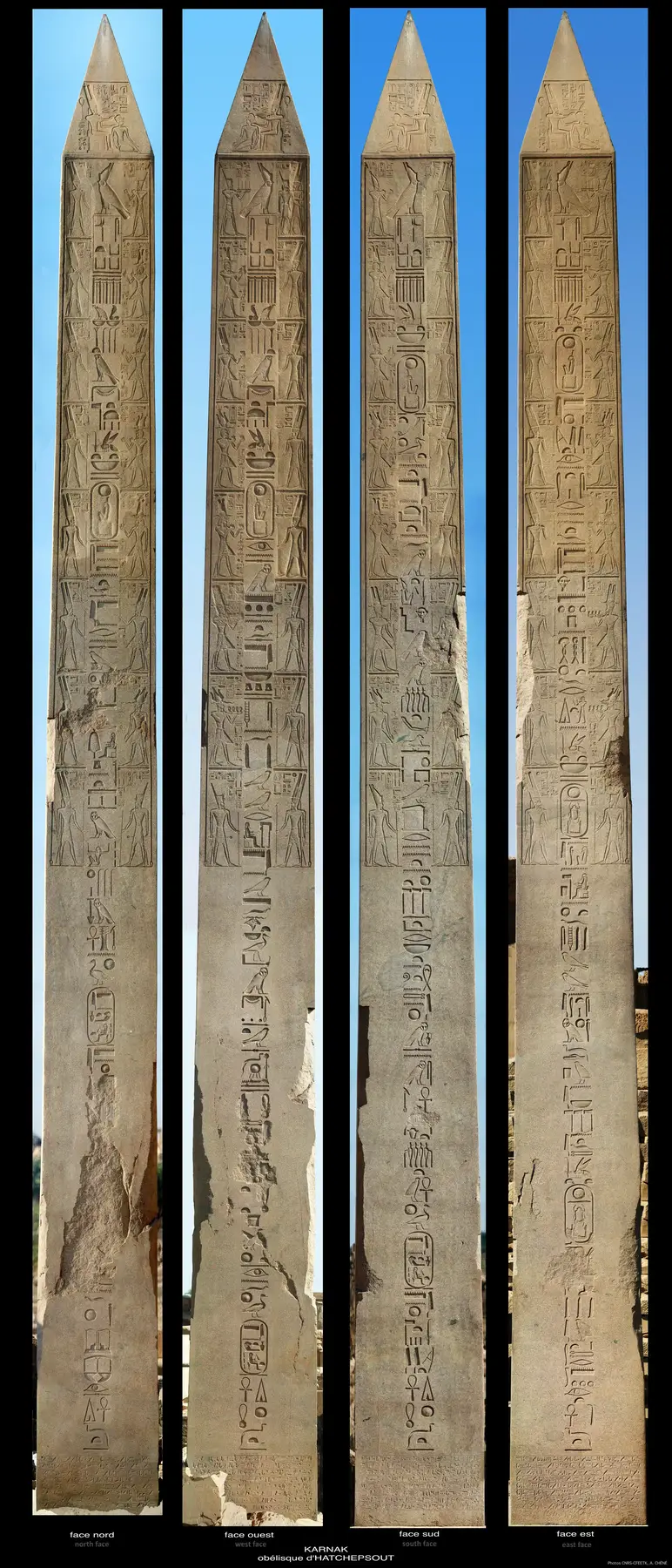 Hatshepsut erecting obelisks