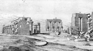 Ramesseum king list 1738 (Frederic Norden)