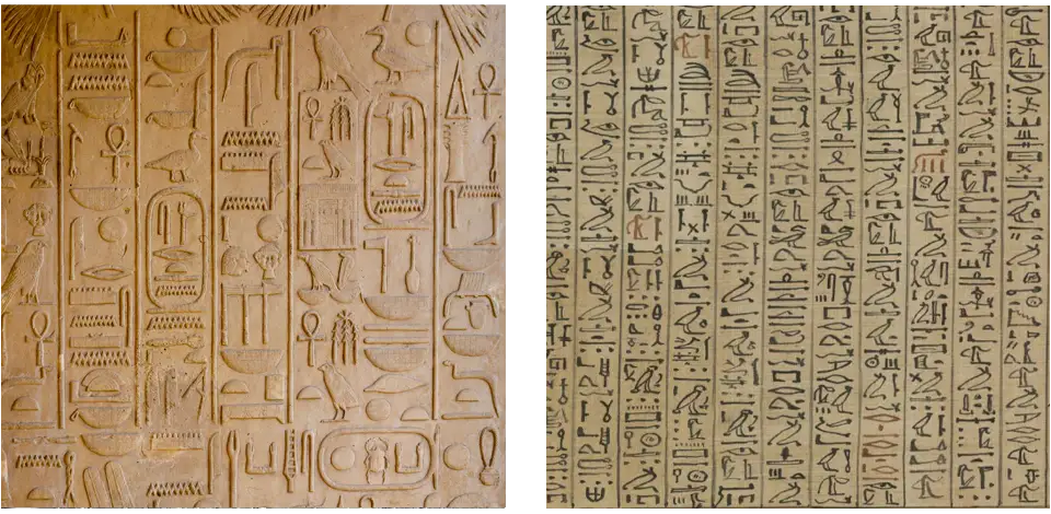 Egyptian scripts