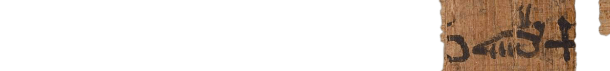 photo of the hieratic text