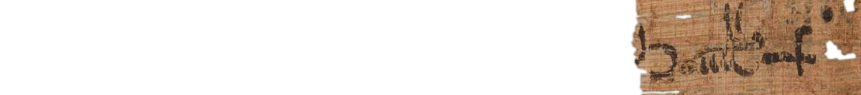 photo of the hieratic text