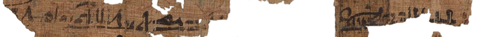 photo of the hieratic text