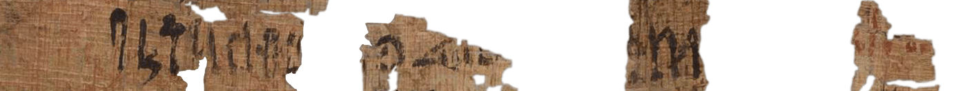 photo of the hieratic text