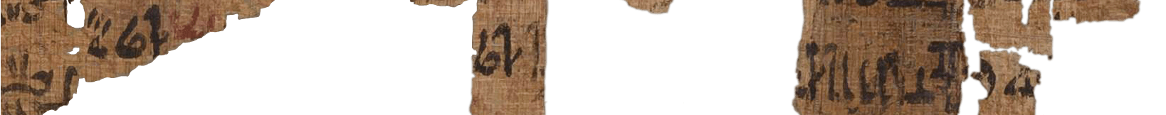 photo of the hieratic text