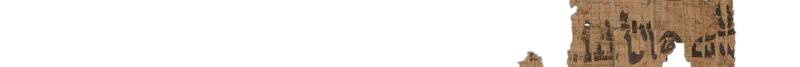 photo of the hieratic text