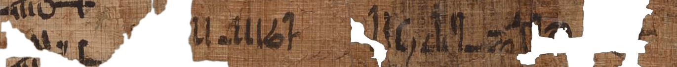 photo of the hieratic text