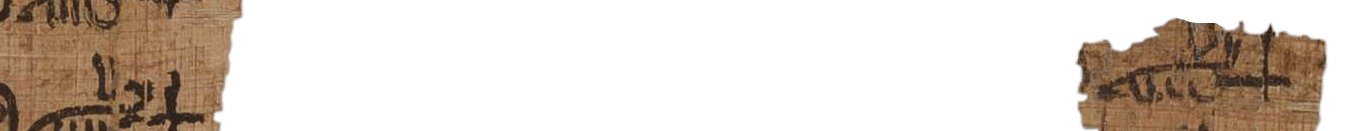 photo of the hieratic text