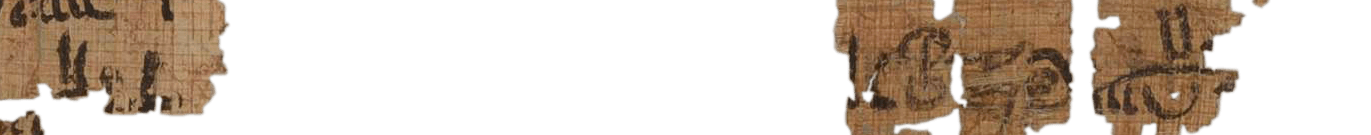 photo of the hieratic text