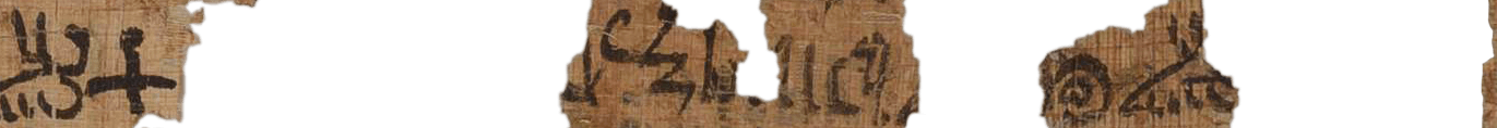 photo of the hieratic text