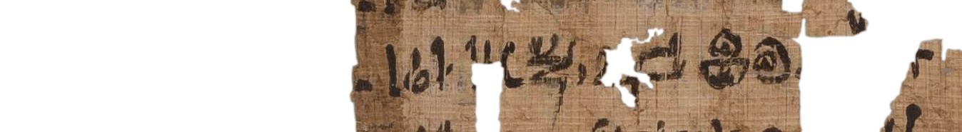 photo of the hieratic text