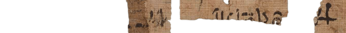 photo of the hieratic text