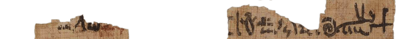 photo of the hieratic text