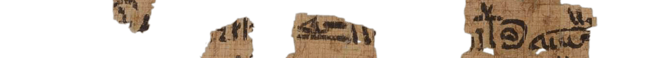 photo of the hieratic text