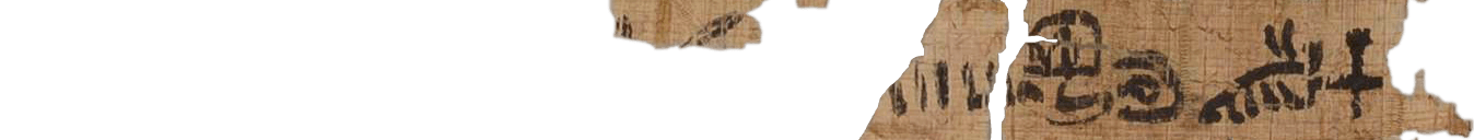 photo of the hieratic text