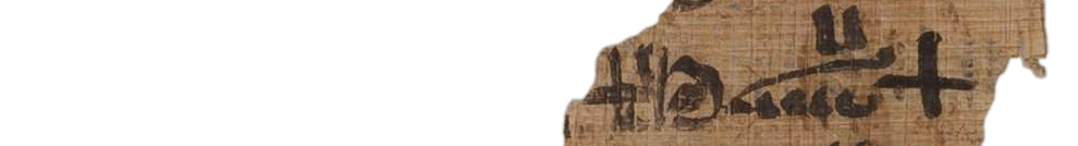 photo of the hieratic text