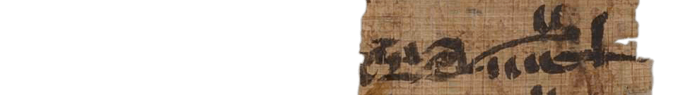 photo of the hieratic text