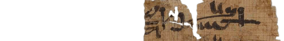 photo of the hieratic text