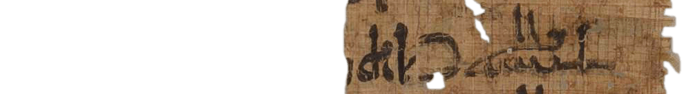 photo of the hieratic text