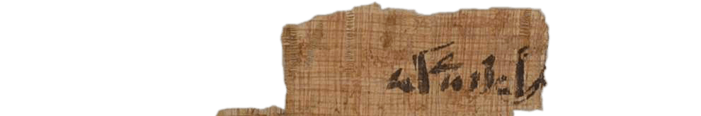 photo of the hieratic text