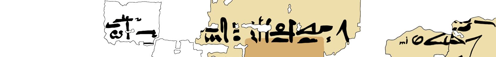 facsimile of the hieratic text