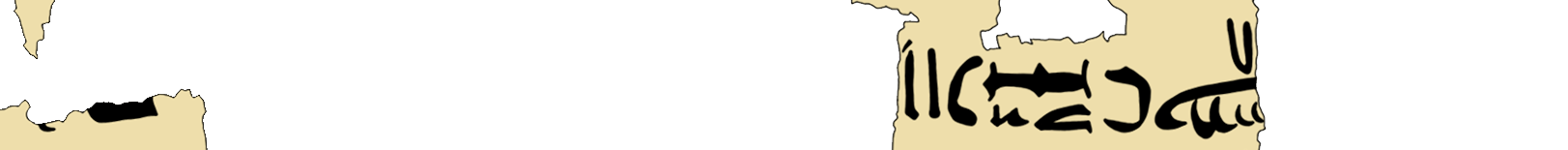 facsimile of the hieratic text