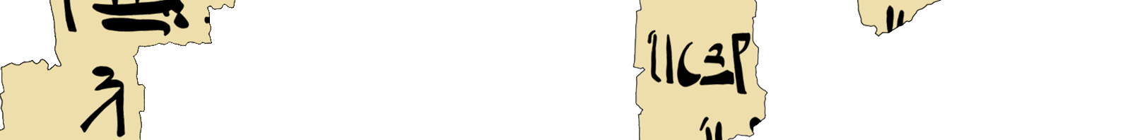 facsimile of the hieratic text