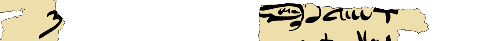 facsimile of the hieratic text