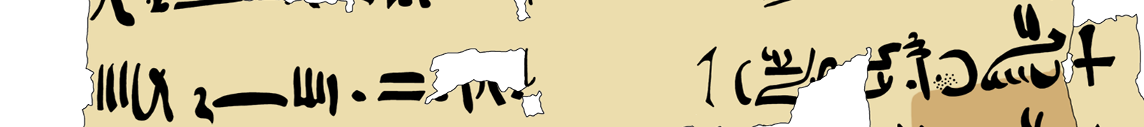 facsimile of the hieratic text