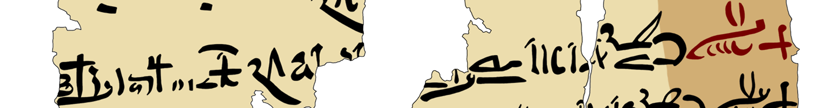 facsimile of the hieratic text