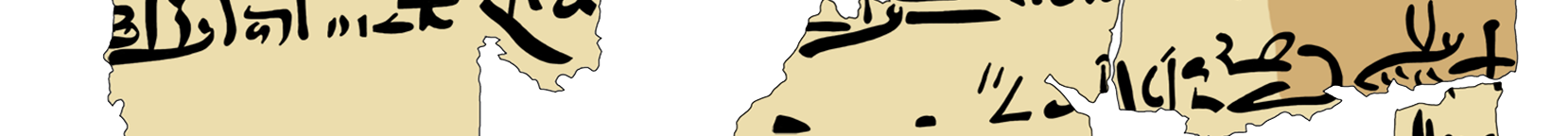 facsimile of the hieratic text