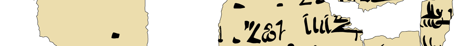 facsimile of the hieratic text