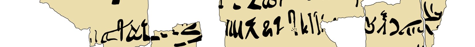 facsimile of the hieratic text