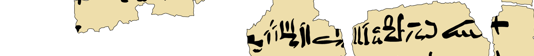 facsimile of the hieratic text