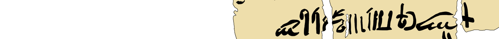 facsimile of the hieratic text