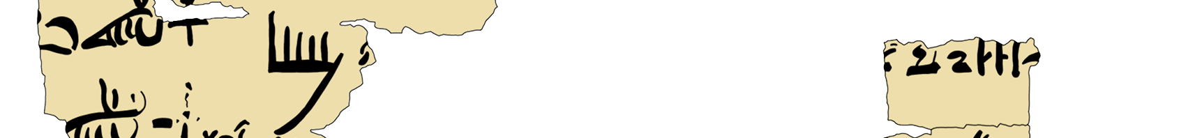 facsimile of the hieratic text