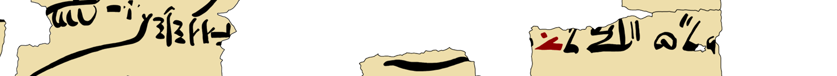 facsimile of the hieratic text