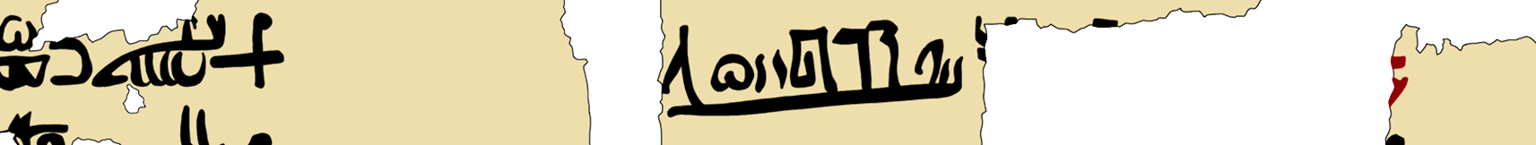 facsimile of the hieratic text