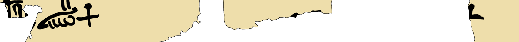 facsimile of the hieratic text