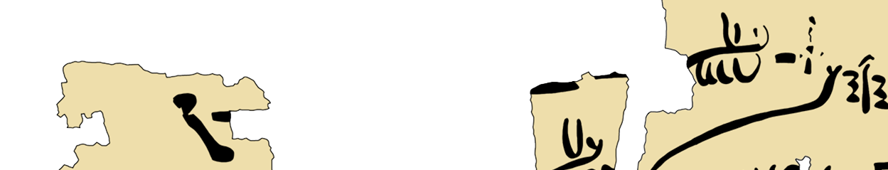 facsimile of the hieratic text