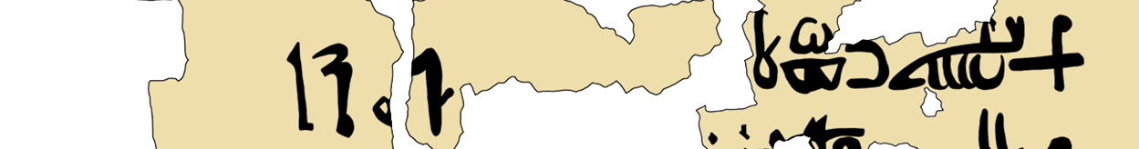 facsimile of the hieratic text