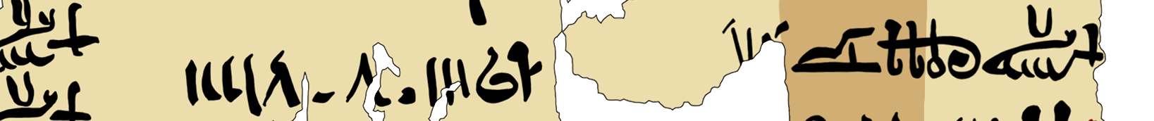 facsimile of the hieratic text