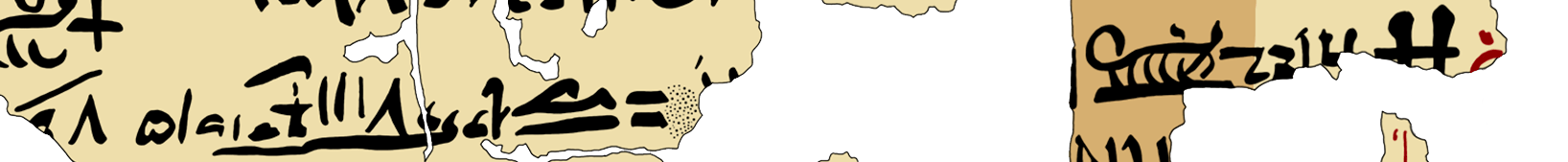 facsimile of the hieratic text