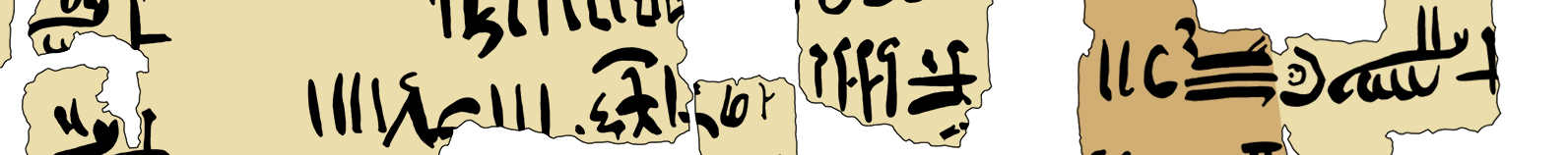 facsimile of the hieratic text