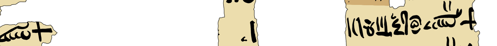 facsimile of the hieratic text